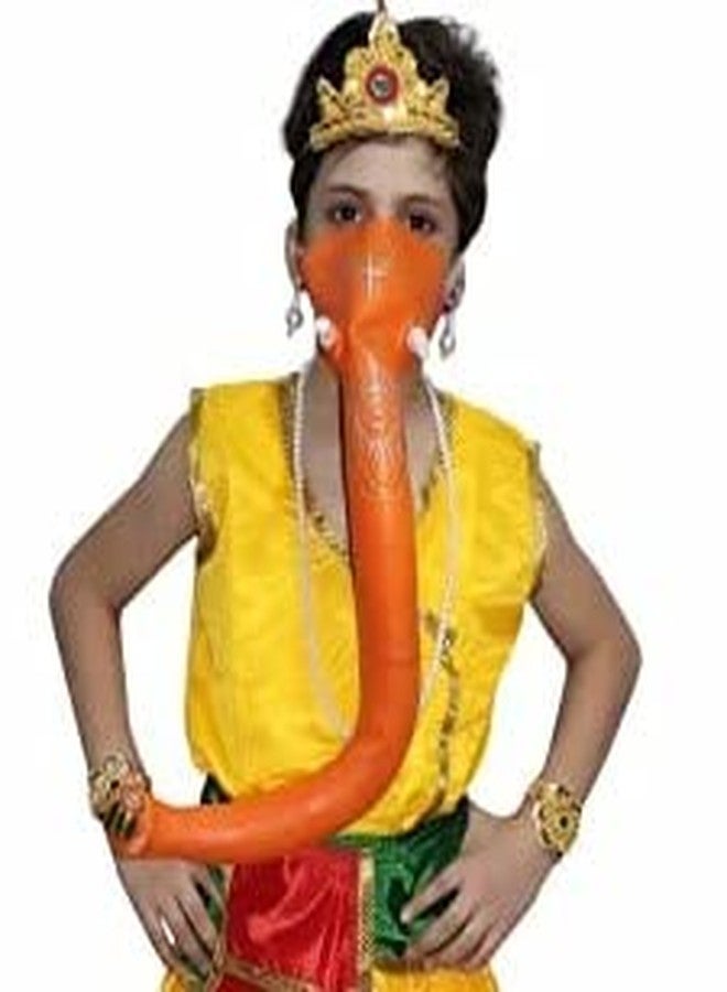 كاكو فانسي دريسيس كاكو للأزياء التنكرية، صندوق/جذع غانيشا للرامليلا/دوسيهرا/إكسسوارات أسطورية لزي غانيشا - Image 2